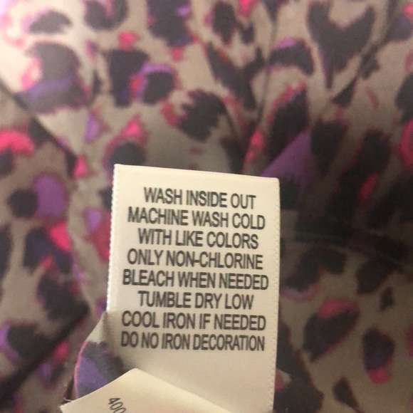 Purple leopard print cami - Picture 6 of 7